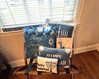 Happy Hanukkah Pillows 