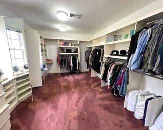 View of Master Closet 