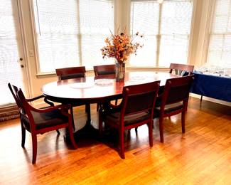 Dining Table & Chairs  - Dog marks in some of the legs 