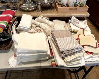 Linens and vintage linens