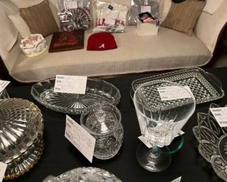 candy dishes & more cut glass
