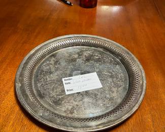silver plate trays