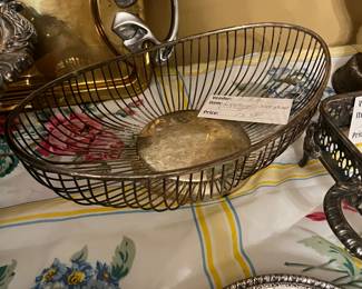 Silverplate serving ware