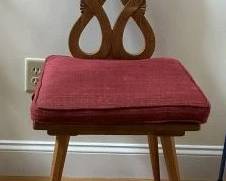 unusual MCM Tyrolean chair, unusual plywood construction