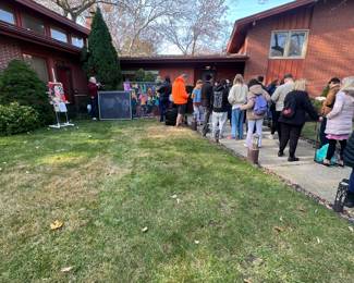 Hundreds of artworks from 1970s to mid Aughts - enter on Sheridan lots of street parking available. 