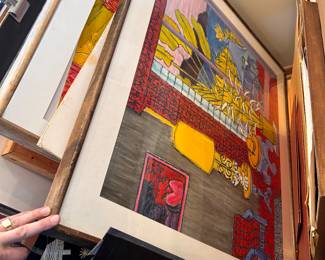 Art framed, huge selection, all sizes and price points available 