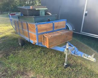 002 Open Trailer with Lawn Trailers