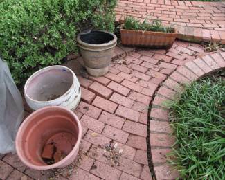 Plenty of planting pots and planters