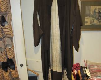 Vintage clothes, including vintage kimonos and robes