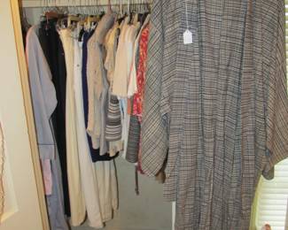 Vintage clothes, including vintage kimonos and robes