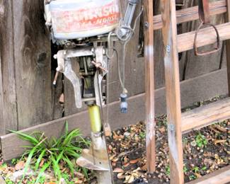 Antique "Johnson Sea-Horse" Boat Motor(with the original documentation)