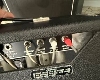 1975 Fender Princeton Reverb Amp
Ground cable has been added.  The transformers date to 1963-and 1965
Amp powers up and sounds great, no known issues.  Reverb sound lush.  In good cosmetic condition, the grill cloth has no rips!  Seems to have been well taken care of.  
Please ask if you have any questions!