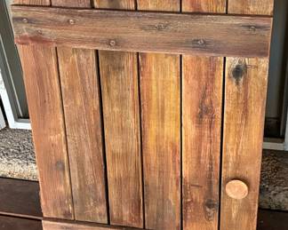 Rustic wooden cabinet