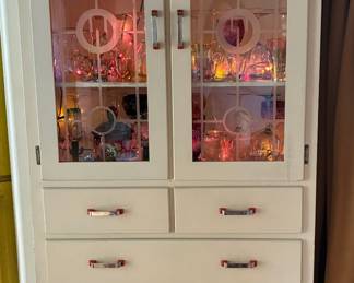 Farmhouse white hutch