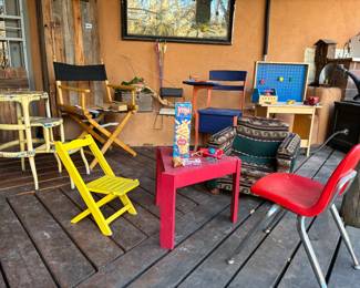 Children's furniture and games