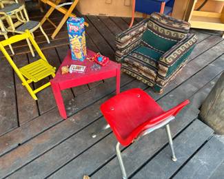 Children's furniture and games