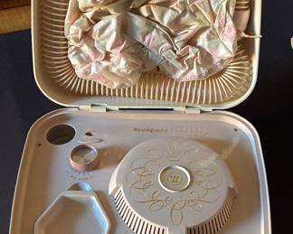 MCM Westinghouse portable hair and nail dryer in suitcase