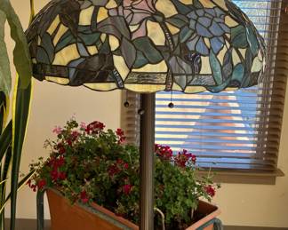Tiffany style floor lamp
