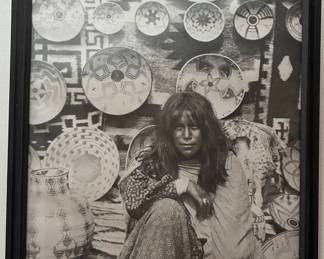 Native American basket weaver