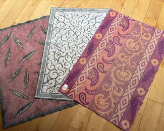 Serge Lesage ultra thin non-skid area rugs