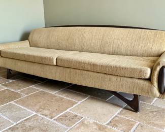 Adrian Pearsall Style long Mid Century Vintage Sofa 