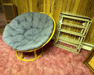 Papasan Chair & Foldable Bed Frames