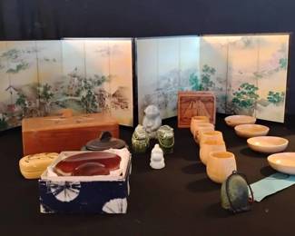 KO371Mini Japanese Folding Screen  More 