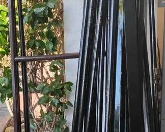 KO428Vintage Asian Hardwood Clothes Rack