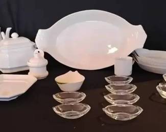 KO360Antique Vintage Glass  Ceramic Kitchen Ware 