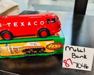Metal Texaco Bank 