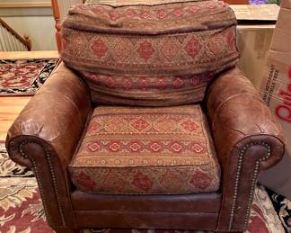 Leather/Fabric Chair