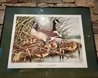 “The Geese — Ma, Pa and the Kids” (Signed & Numbered Print)