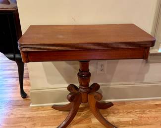 Vintage Pedestal Accent Table