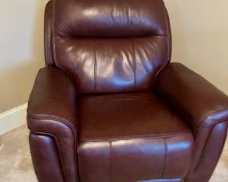 Electric Leather Recliner (Leggett & Platt)