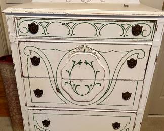 Vintage Distressed Painted Dresser