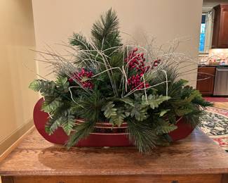 Canoe Christmas Centerpiece