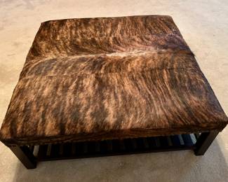 Cowhide Ottoman / Coffee Table