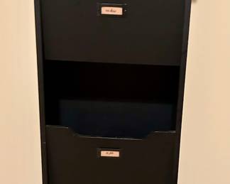 Tall Black Organizer Tower
