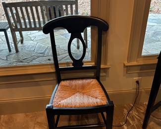 Rush-seat side chair 