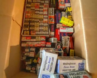 Collection of vintage electrical components