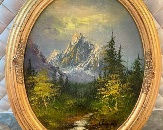 Exceptional landscape, original oil painting