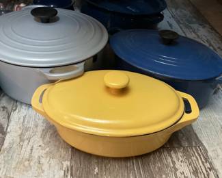 Le Creuset Dutch ovens