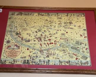 El Paso map artwork