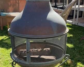 Wood burning fire pit 42”