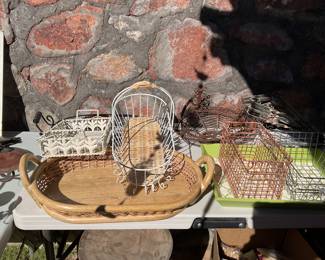 metal baskets