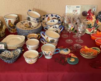 Rooster dishes and other kitchen must haves