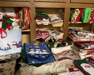 Christmas linens