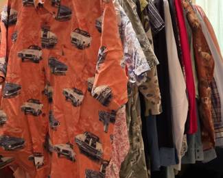 men’s shirts in different styles and colors