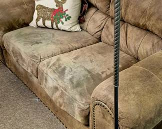 Vintage cast iron rewired floor lamp