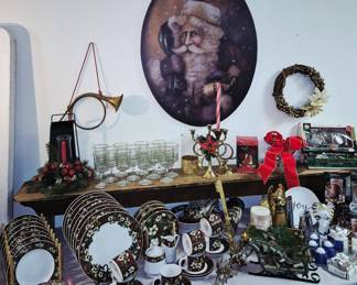 Sakura "Splendor" 44 pcs. china set and 12 pcs. glasses set